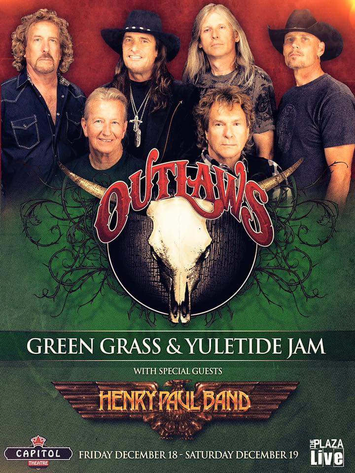 Poster Outlaws et Henry Paul Band, 18 et 19 décembre 2015