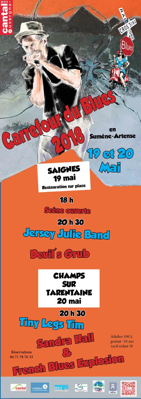 Carrefour du blues en Sumne Artense