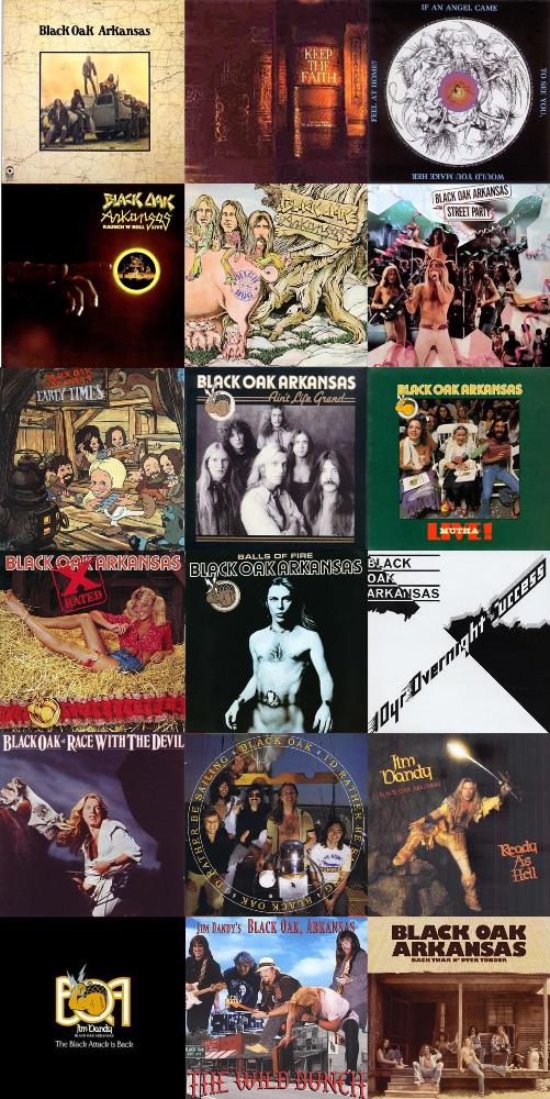 La discographie de Black Oak Arkansas