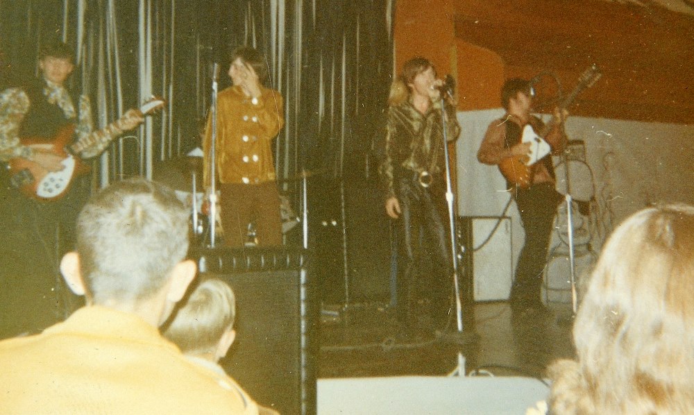 Knowbody Else: Artis Brewer, Jr. - Ronnie Smith - Jim Mangrum - Rick Reynolds (Kennett High School Homecoming Gala. November 1966)